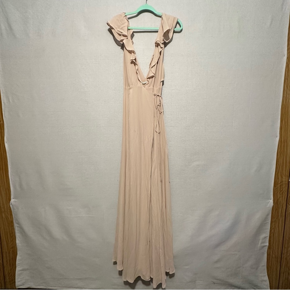 RTR Reformation Champagne Peppermint Dress - size S - Picture 3 of 8
